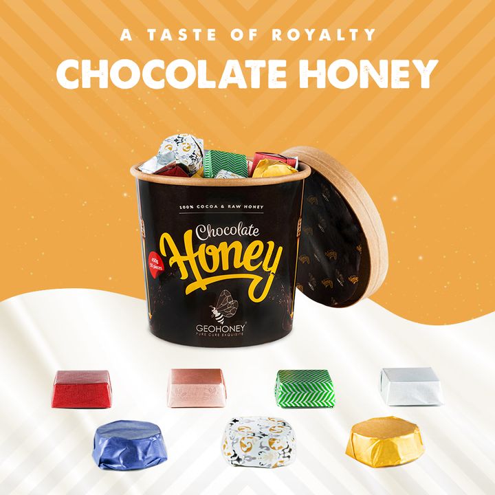 Enjoy our Chocolate Honey made with 100% dark cocoa and organic raw honey. Each handmade piece offers a unique flavor. Order now and savor the seven distinct tastes in vibrant wrappers.
https://geohoney.com/prod/assorted-dark-honey-chocolate-450-g-50-pcs

#GeoHoney #ChocolateHoney #SweetTreat #Handmade #SweetIndulgence #HandmadeChocolates