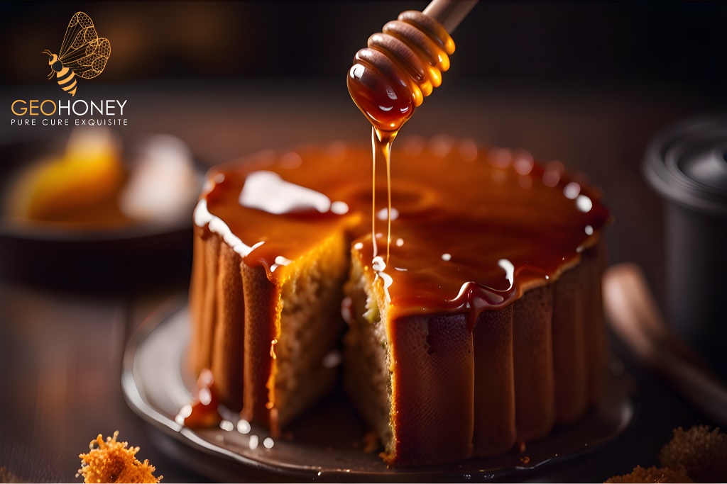 Rustic Honey Cake Recipe - a homemade delight that combines rich honey flavours with a tender crumb.