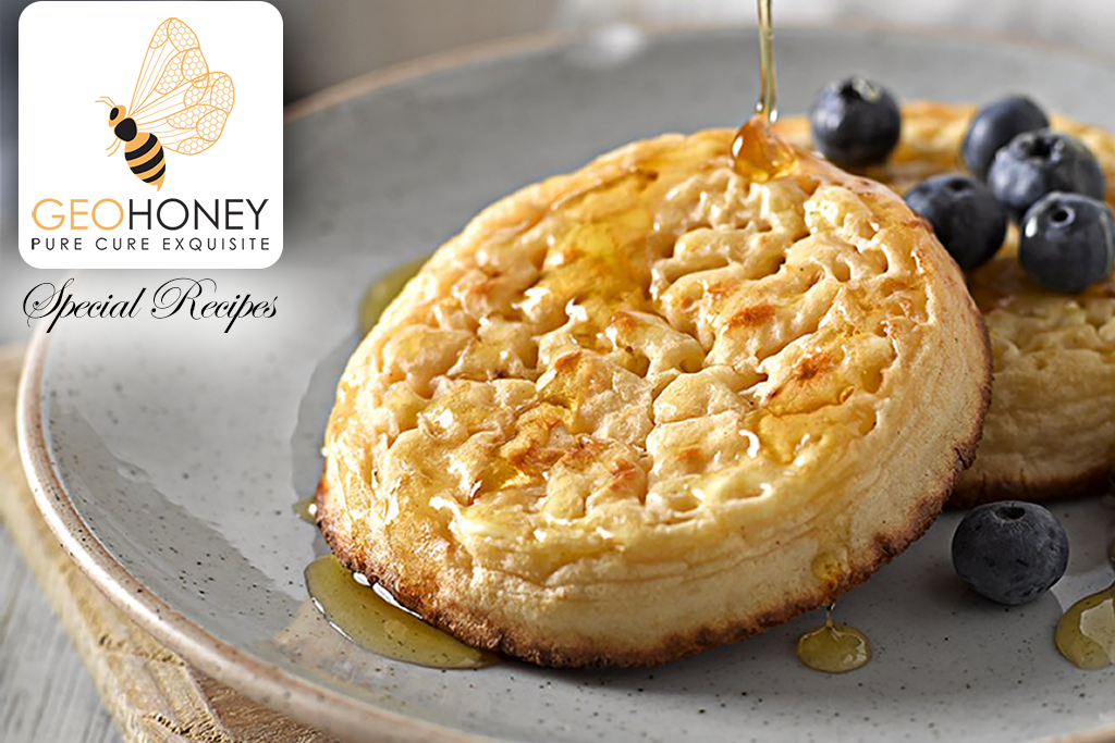 Recipe of Fresh Honey Crumpets