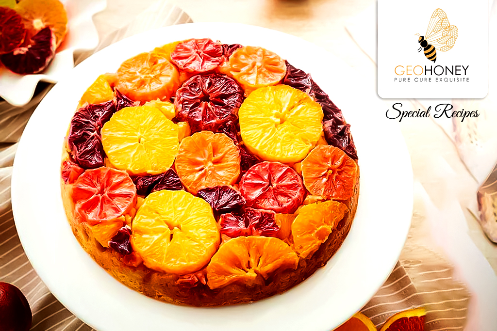 Recipe of Upside-Down Cake With Tangy Orange Flavors
