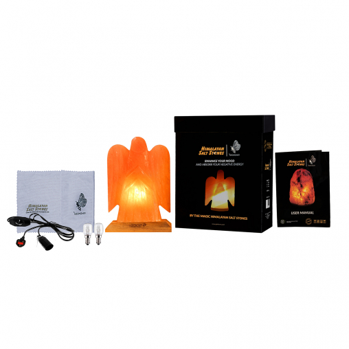 Himalayan Salt Lamp Angel Shape Geohoney