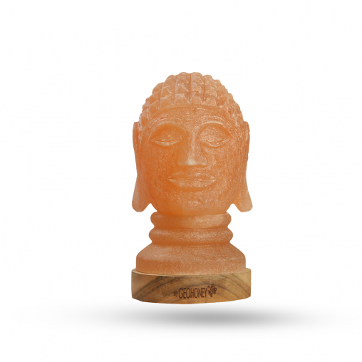 مصباح ملح الهيمالايا - تمثال بوذا