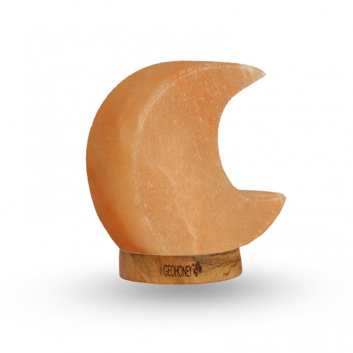 Himalayan Salt Lamp Half Moon Geohoney