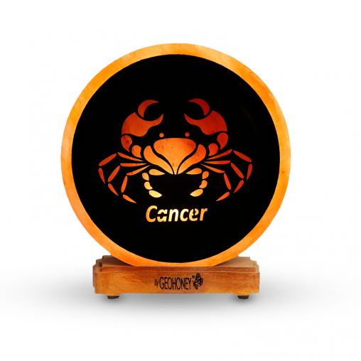 Himalayan Salt Lamp Zodiac Sign Cancer Geohoney