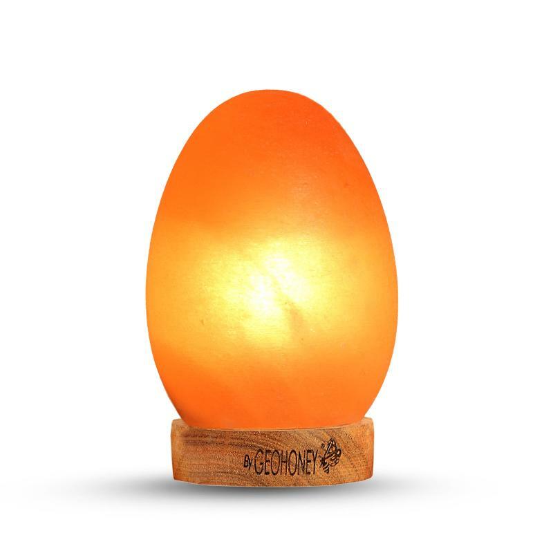 مصباح ملح الهيمالايا - على شكل بيضة