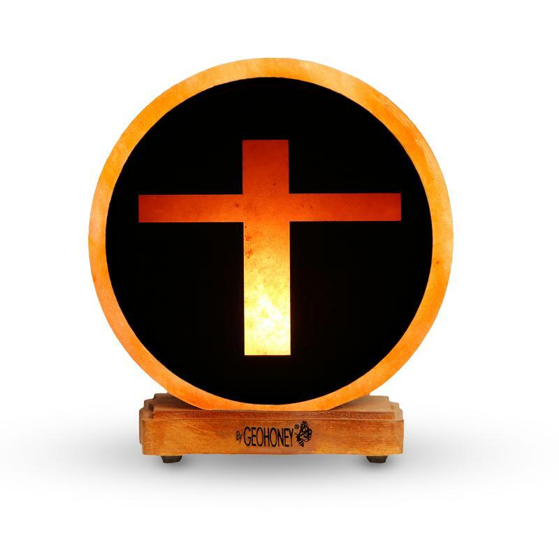 مصباح ملح الهيمالايا - علامة الصليب المقدس