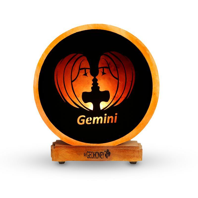 Himalayan Salt Lamp - Zodiac Sign Gemini