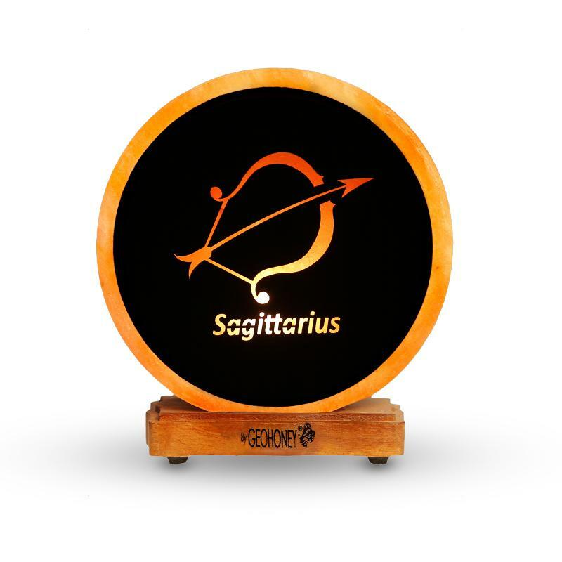 Himalayan Salt Lamp - Zodiac Sign Sagittarius
