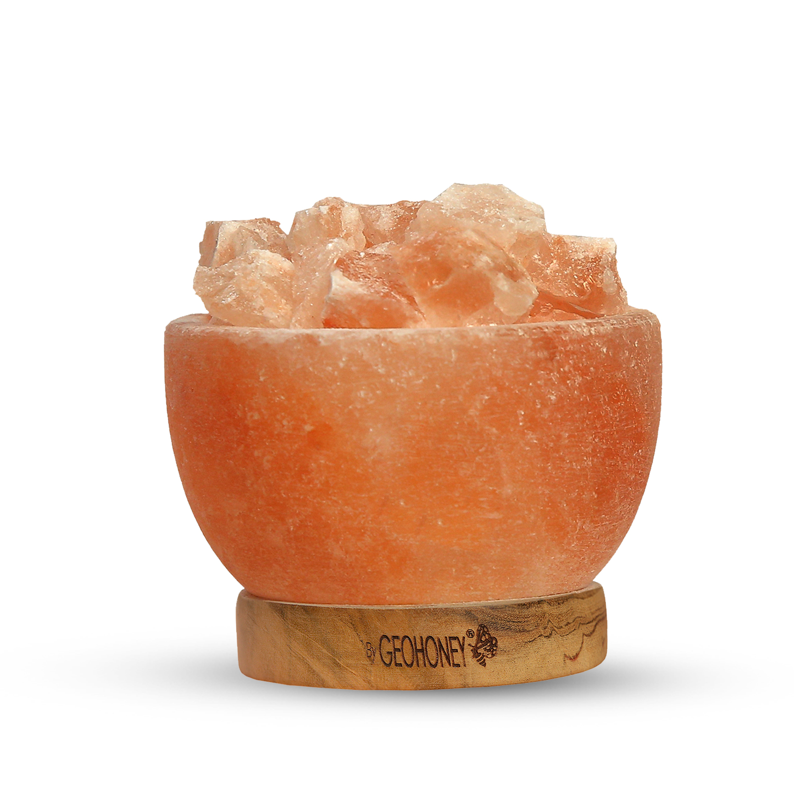 Himalayan Salt Fire Bowl with USB Mini Geohoney