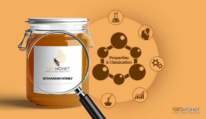 العسل الروماني - بحث مفصل عن الخصائص الفيزيائية والكيميائية والتصنيف