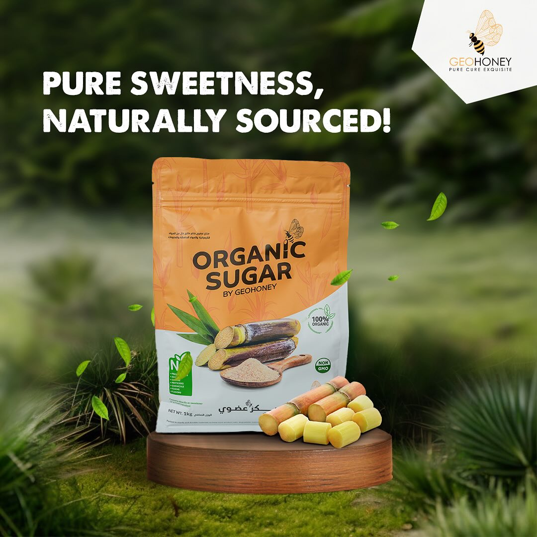 Experience the finest in organic sweetness with Geohoney Organic Sugar, crafted from premium Brazilian sugar cane. ????  Carefully produced and naturally processed, our sugar is free from chemicals, ensuring purity and quality in every granule.

#geohoney #organicsugar #healthylifestyle #healthycalories #switchtoorganic