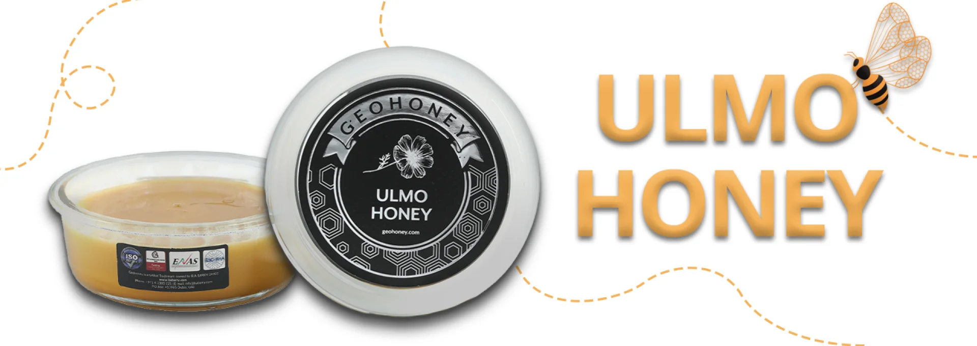 Ulmo honey banner