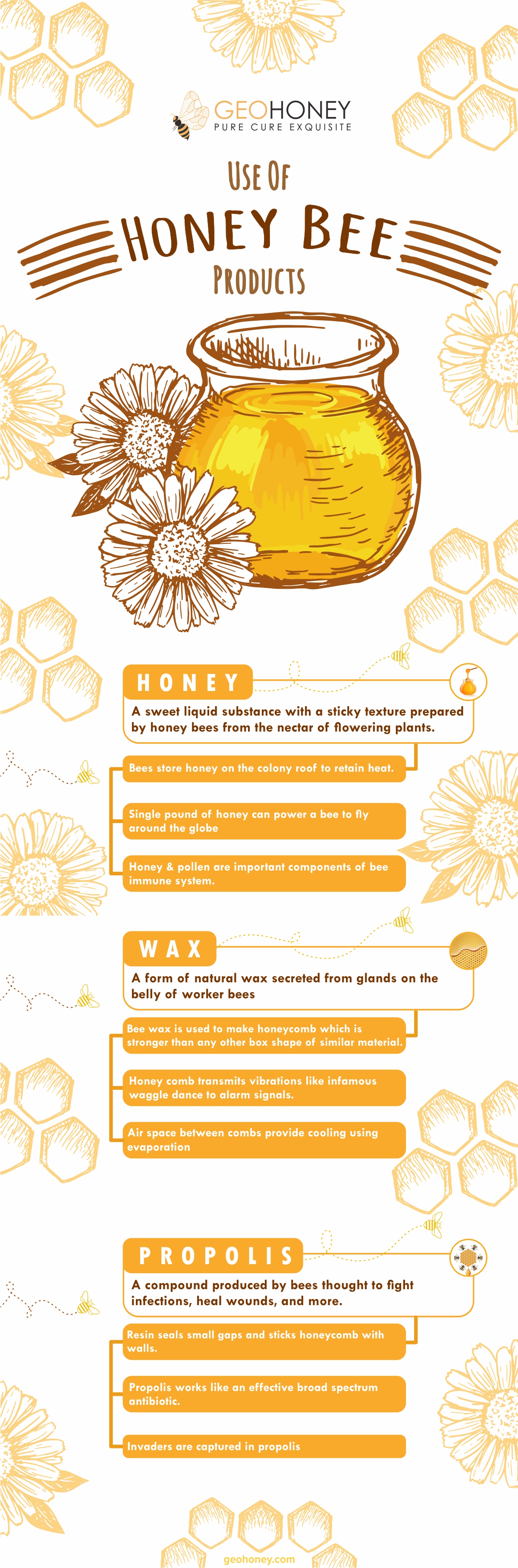 Use Of Honey Bee Products-Geohoney