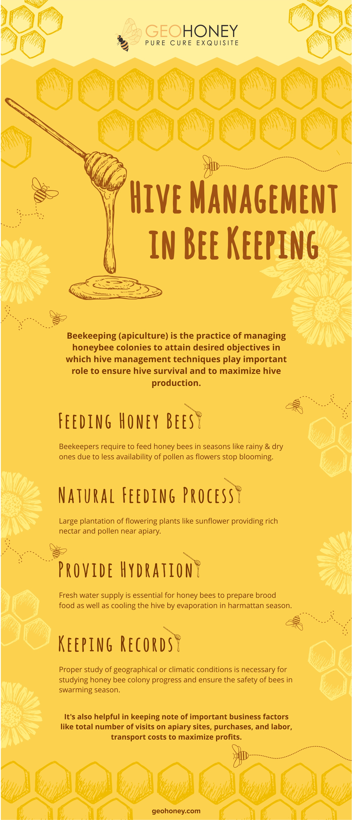 Beehive management - Geohoney
