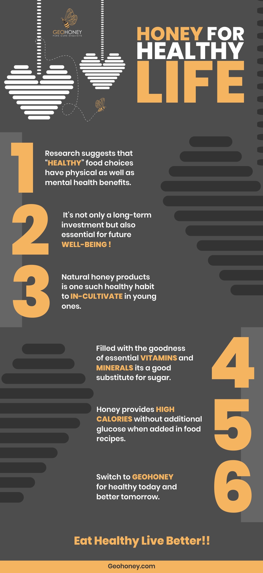 Honey for life Infographic