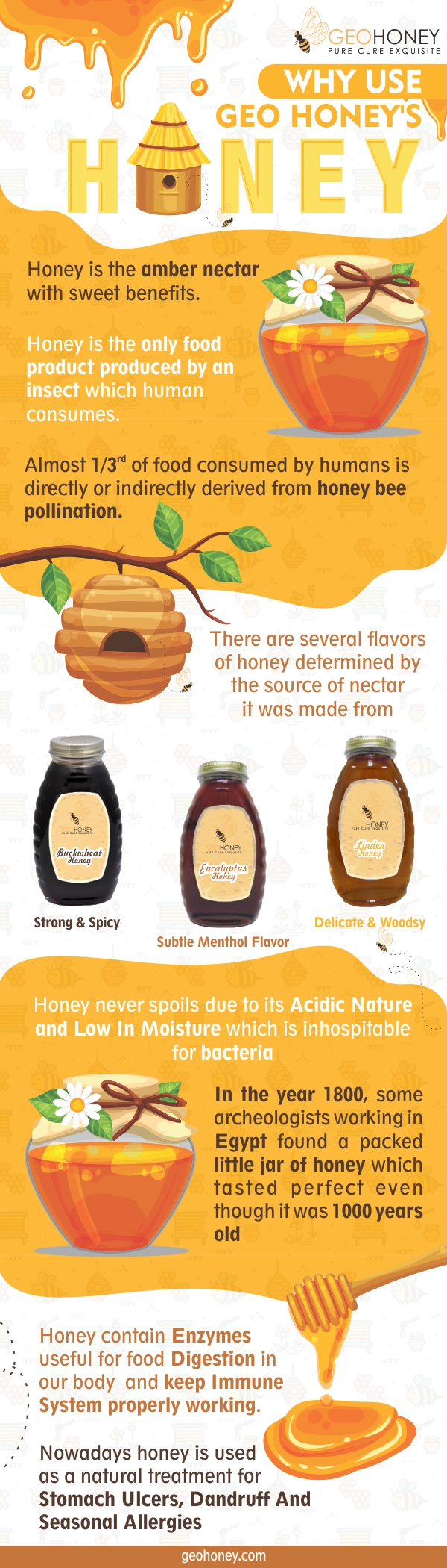 Geohoney's Raw honey